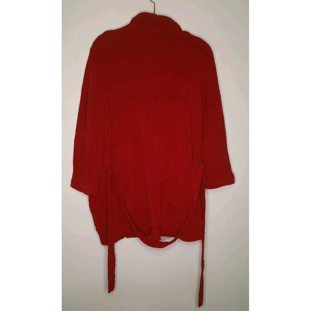 Coldwater Creek Womens Cardigan Sweater Red Open Front Size Small - Picture 2 of 4